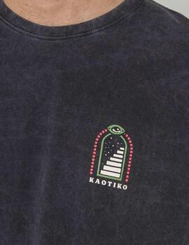Camiseta KAOTIKO WASHED TRUST YOUR INTUITION - Black