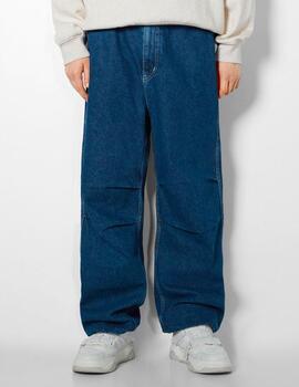 Pantalón KAOTIKO PARACHUTE - Denim Blue