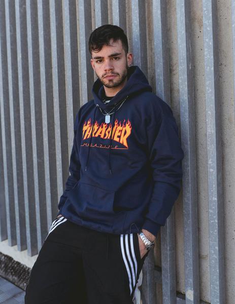 Sudadera thrasher 2025 azul