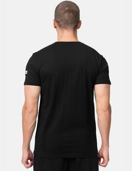 Camiseta LONSDALE CROMANE - Black/Red/Grey