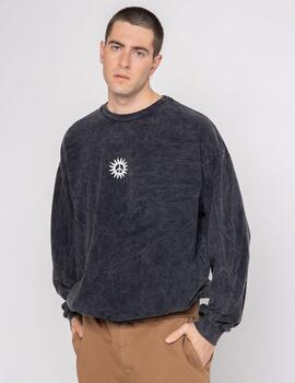 Sudadera Crew KAOTIKO WASHED CELESTIAL DISORDER - Black