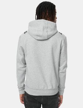 Sudadera Capucha LONSDALE ULLAPOOL - Marl Grey/Black/White