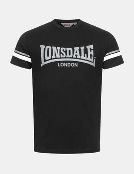Camiseta LONSDALE CREICH - Black/White/Grey