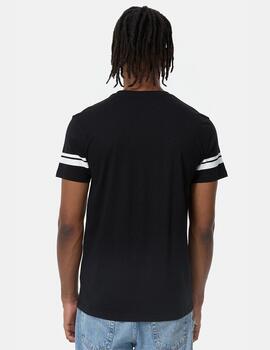 Camiseta LONSDALE POLBAIN - Black/White/Red