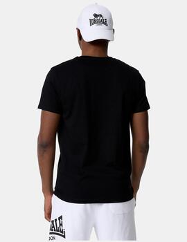 Camiseta LONSDALE KILCHOAN - Black/Red/White