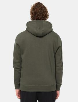 Sudadera Capucha LONSDALE THURNING - Olive/Black/White