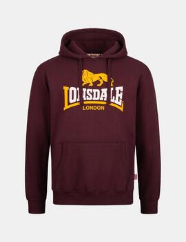 Sudadera Capucha LONSDALE THURNING - Oxblood