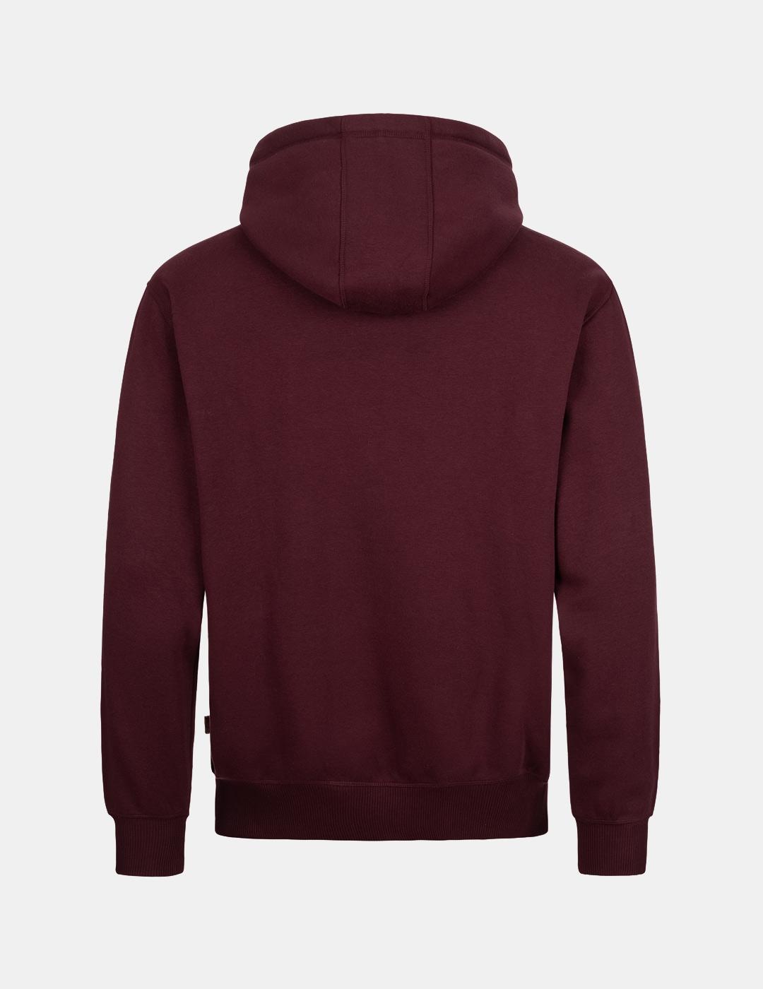 Sudadera Capucha LONSDALE THURNING - Oxblood
