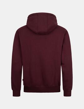 Sudadera Capucha LONSDALE THURNING - Oxblood