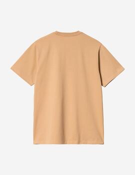 Camiseta CARHARTT WIP POCKET - Dusty H Brown