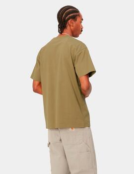 Camiseta CARHARTT AMERICAN SCRIPT - Larch