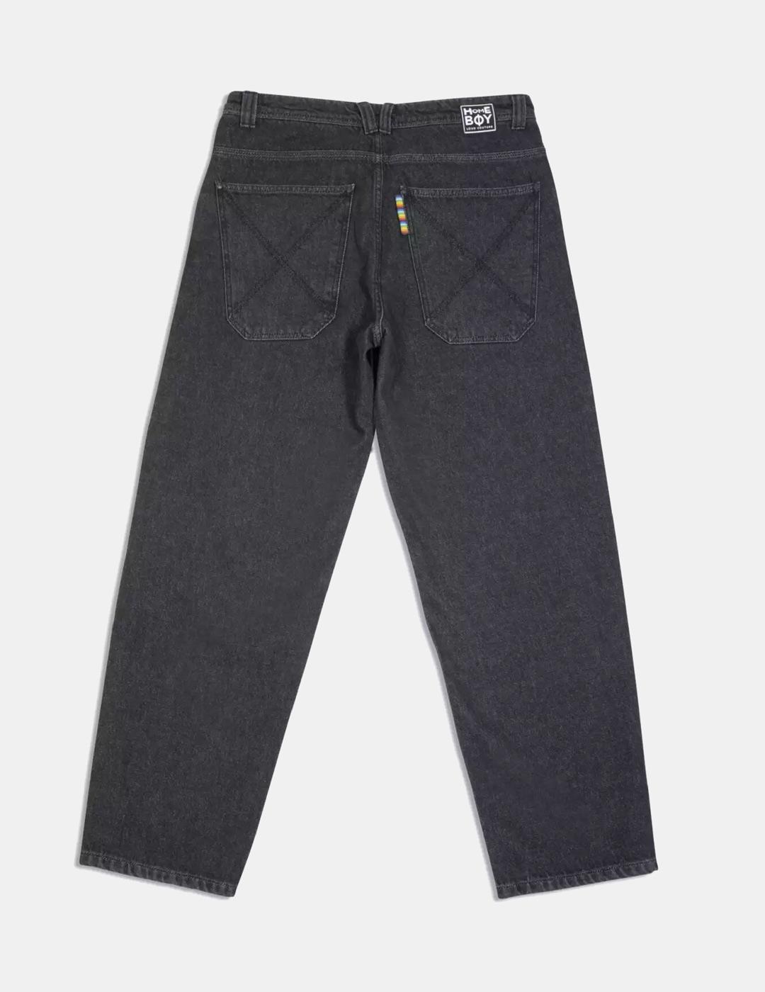 Pantalón HOMEBOY BAGGY - Washed Black