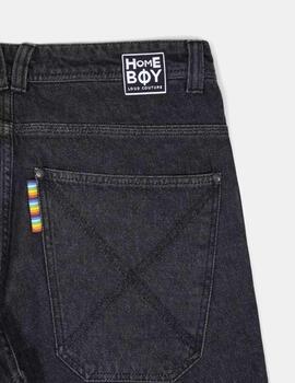 Pantalón HOMEBOY BAGGY - Washed Black