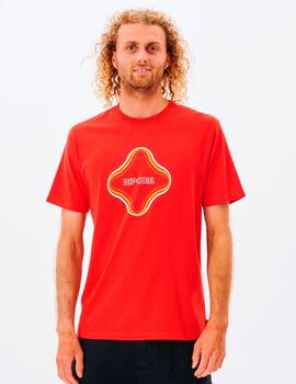 Camiseta SURF REVIVAL VIBRATIONS - Blood