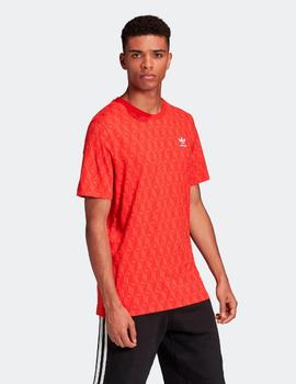 Camiseta Adidas MONO AOP - Rojo