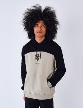Sudadera Capucha 2322103 - Beige/Negro
