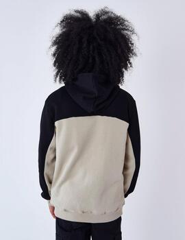 Sudadera Capucha 2322103 - Beige/Negro