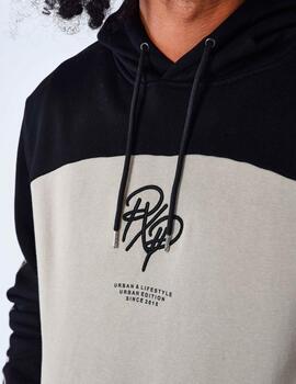 Sudadera Capucha 2322103 - Beige/Negro