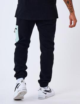 Pantalón Chándal PROJECT x PARIS 2344043 - Black/Lihgt Green