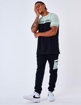 Pantalón Chándal PROJECT x PARIS 2344043 - Black/Lihgt Green