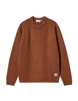 Jersey CARHARTT ANGLISTIC - Speckled Tamarind