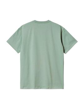 Camiseta CARHARTT CHASE - Glassy Teal/Gold