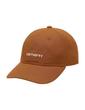 Gorra CARHARTT CANVAS SCRIPT - Deep H Brown/Black