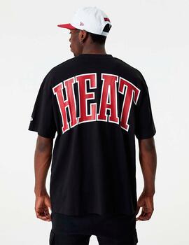 Camiseta NEW ERA INFILL LOGO MIAMI HEAT - Black