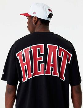 Camiseta NEW ERA INFILL LOGO MIAMI HEAT - Black