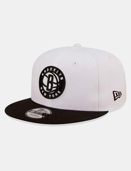 Gorra NEW ERA 9FIFTY CROWN BROOKLYN NETS - White/Black