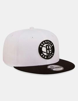 Gorra NEW ERA 9FIFTY CROWN BROOKLYN NETS - White/Black