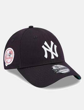 Gorra NEW ERA 940 TEAM SIDE PATCH NEW YORK - Navy/White