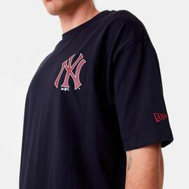 Camiseta NEW ERA LARGE LOGO NEW YORK YANKEES - Navy/Cardin