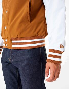 Cazadora NEW ERA BOMBER NEW YORK YANKEES - Taupe/White