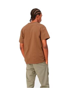 Camiseta CARHARTT CHASE - Tamarind/Gold