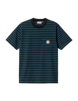 Camiseta CARHARTT SEIDLER POCKET - Squid/Black