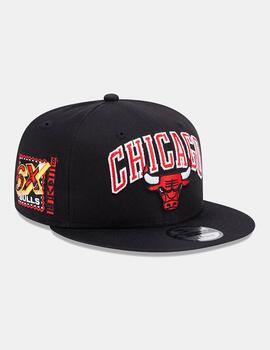 Gorra NEW ERA 950 PATCH CHICAGO BULLS - Black