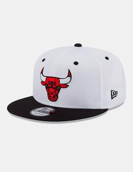 Gorra NEW ERA 950 WHITE CROWN PATCH BULLS - White/Black