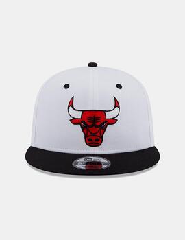 Gorra NEW ERA 950 WHITE CROWN PATCH BULLS - White/Black