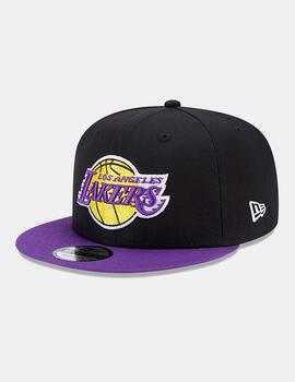 Gorra NEW ERA 950 CONTRAST SIDE PATCH LAKERS - Black/Purpl