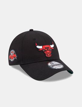 Gorra NEW ERA 940 TEAM SIDE PATCH BULLS - Black