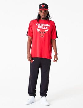 Camiseta NEW ERA COLOUR BLOCK CHICAGO BULLS - Fire Red
