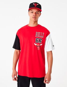 Camiseta NEW ERA CUT SEW CHICAGO BULLS - Red/White