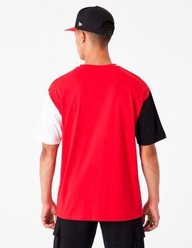 Camiseta NEW ERA CUT SEW CHICAGO BULLS - Red/White