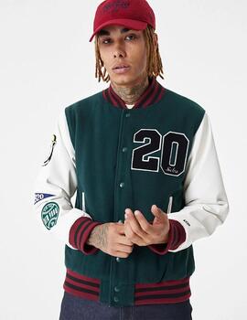 Cazadora NEW ERA VARSITY NEW ERA - Green/Off White