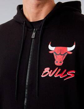 Sudadera NBA SCRIPT CHICAGO BULLS - Black