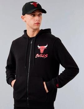 Sudadera NBA SCRIPT CHICAGO BULLS - Black