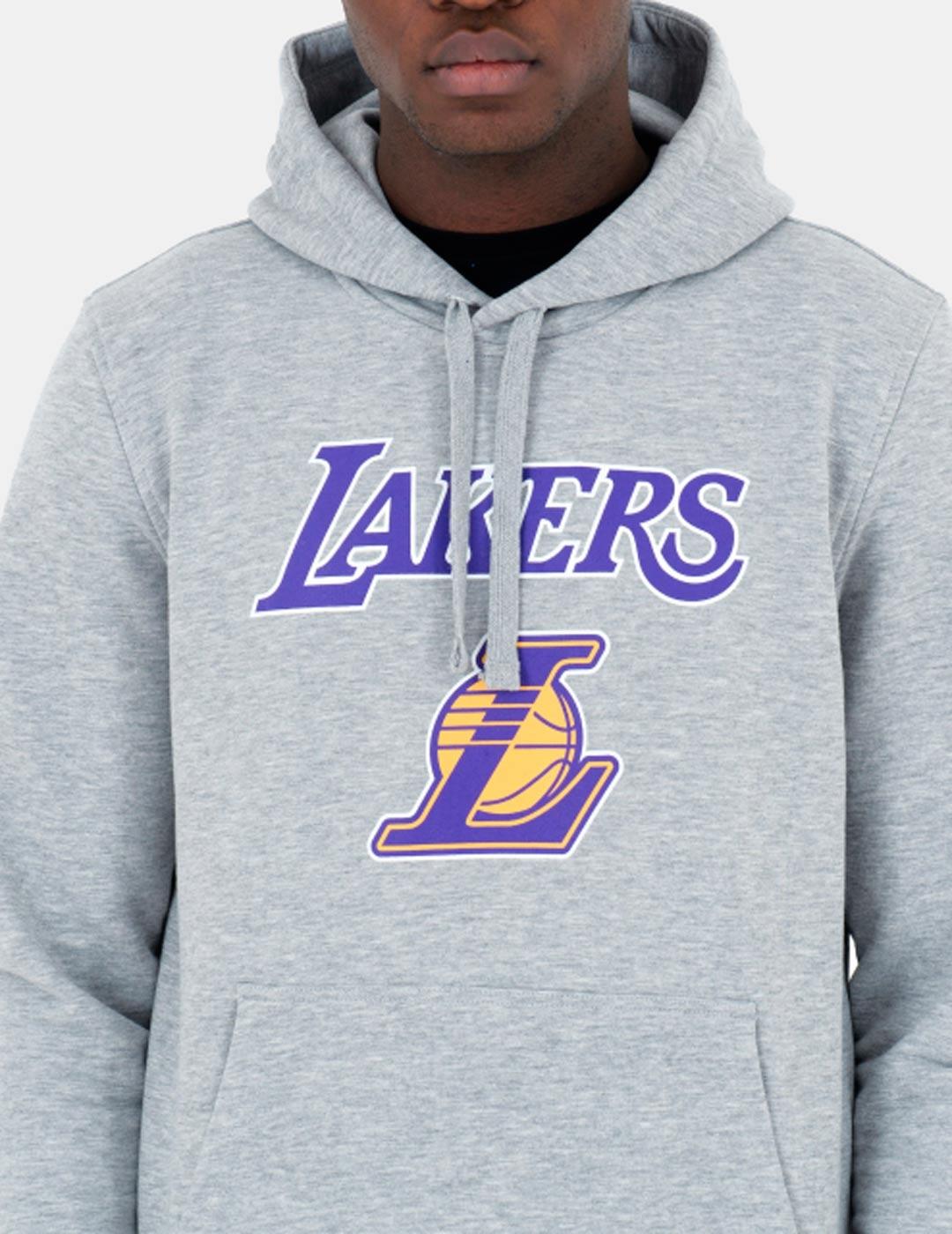 Sudadera NEW ERA TEAM LOGO PO LOS ANGELES LAKERS - Heather