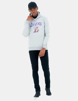 Sudadera NEW ERA TEAM LOGO PO LOS ANGELES LAKERS - Heather