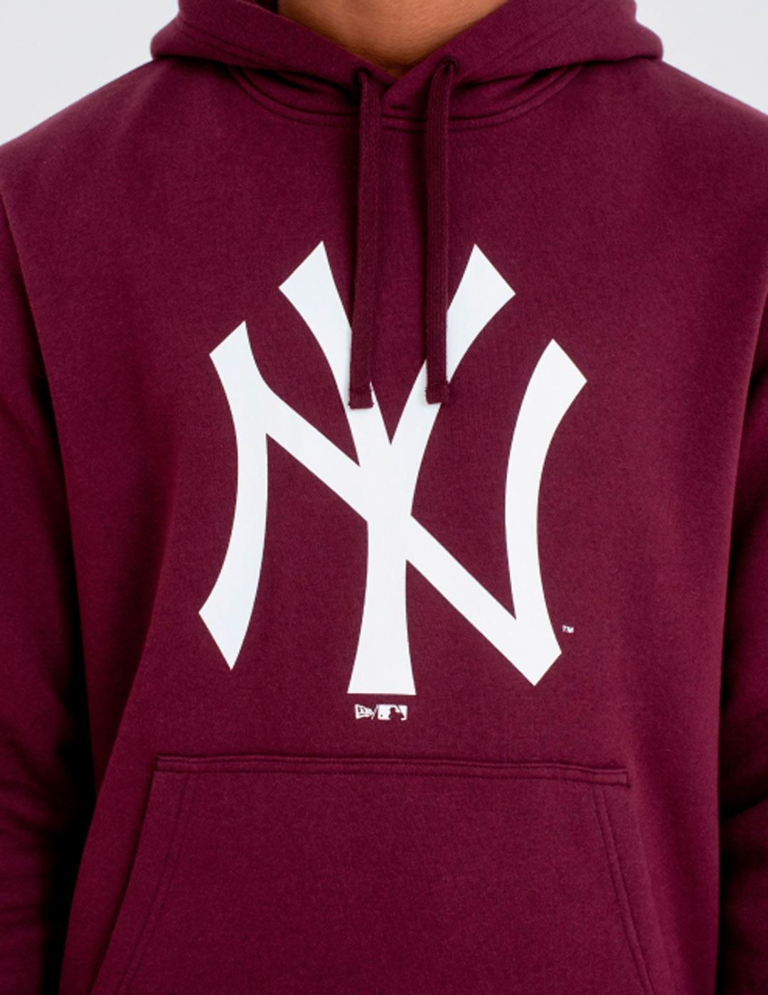 Sudadera NEW ERA TEAM LOGO PO NEW YORK YANKEES - Burgundy